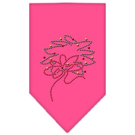 UNCONDITIONAL LOVE Wreath Rhinestone Bandana Bright Pink Large UN788112